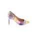 J.Crew Factory Store Heels: Yellow Checkered/Gingham Shoes - Women's Size 5