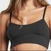 Athleta Tops | Athleta Black Well Rested Rib Sleep Bra-L-Nwt | Color: Black | Size: L