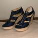 Michael Kors Shoes | Navy Blue Michael Kors Wedges | Color: Blue | Size: 9.5