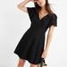 Madewell Dresses | Madewell: Cape-Sleeve Mini Dress, Black, Size 14-Nwot | Color: Black | Size: 14
