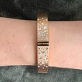 Michael Kors Jewelry | Michael Kors Rose Gold Tone,Scattered Pave Hinge Oval Cuff Bracelet Mkj5989 | Color: Gold | Size: Os