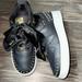 Nike Shoes | Gold Studded Limited Edition Women’s Black Nike Air Force 1 - Size 9.5 | Color: Black/Gold | Size: 9.5