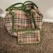 Burberry Bags | Burberry Leather Tote With Wallet | Color: Green/Tan | Size: Os