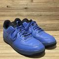 Nike Shoes | Mens Nike Air Force 1 '07 Comet Blue Leather Casual Sneakers Shoes Size 11 D Guc | Color: Blue | Size: 11