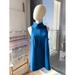 Free People Dresses | Free People Goldie Sapphire Mock Neck Shift Tunic Dress Women's Size Small | Color: Blue | Size: S