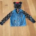 Disney Jackets & Coats | Minnie Mouse Jean Polkadot Jacket | Color: Blue | Size: 4g