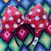 Disney Accessories | Disney Minnie Mouse Bow Headband Oversized | Color: Red/White | Size: Os