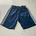 Adidas Shorts | Adidas Men’s Climalite Navy Blue Shorts With Three White Stripes. Size Medium. | Color: Blue/White | Size: M