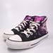 Converse Shoes | Converse All Star Lace Up Sneaker Shoe Womens Size 8 148349c Black Purple White | Color: Black/Purple | Size: 8