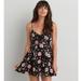 American Eagle Outfitters Dresses | American Eagle Floral Mini Dress | Color: Black/Pink | Size: 6