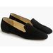 J. Crew Shoes | J. Crew Suede Leather Smoking Slipper Loafer 7 Black | Color: Black | Size: 7