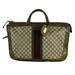 Gucci Bags | 80's Gucci Brown Supreme Canvas Web Carrier Boston Weekender Bag Made In Italy | Color: Brown | Size: Os