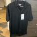 Zara Shirts | Black Zara Short Sleeve Button Up | Color: Black | Size: L