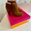 Kate Spade Shoes | Kate Spade Cirra Studded Ankle Boot Gold-Tone Grommets And Studs | Color: Tan | Size: 8