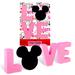 Disney Bath & Body | Disney Love Letters Bath Fizzers Mickey New | Color: Black/Pink | Size: Os