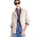 J. Crew Jackets & Coats | J. Crew Downtown Field Jacket Cream Color With Gold Button Accents Size S | Color: Cream | Size: S