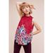 Anthropologie Tops | Anthropologie Deletta Dominica Swing Top | Color: Blue/Red | Size: L
