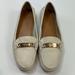 Coach Shoes | Coach Leather Olive Loafers | Color: Cream/Gold | Size: 9