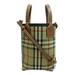 Burberry Bags | Burberry Mini London Tote Bag Brown Check Canvas Cotton Canvas 8070461 | Color: Brown | Size: Os