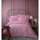 LERUUM King Size Duvet Cover Sets Leaf/Floral Bedding Reversible Blossom Bed Set Cotton Bedding Cherry Coquette Quilt Cover Set (Kingsize Bedding, Fuchsia Pink Bedding)