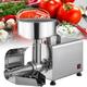 Electric Tomato Strainer,Stainless Steel Food Strainer and Sauce Maker,370W Commercial Food Milling Press Machine,for Tomato Sauce, Blueberry and More