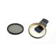 SYSTEM-S CPL 52 mm Filter Circular Polarizer Linse mit Clip für Smartphone in Schwarz
