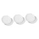 TOPBATHY 6 Pcs Embossed Ceramic Plate Ceramic Dipping Bowls Glass Plates Desert Plates Easter Plates Ceramic Soy Sauce Dishes Chinese Bowl Ceramic Bowls Dessert Plate Ceramics White Round