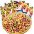 Sour girl gummies, fruit gummies, loose candies, Chinese snacks, Chinese style candies, holiday candies, 6 independent packaging and shipping flavors (3 bags)