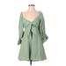 Charlie Holiday. Cocktail Dress: Green Dresses - Women's Size 4