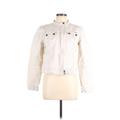 CALVIN KLEIN JEANS Denim Jacket: Ivory Jackets & Outerwear - Women's Size Large