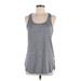 Reebok Active Tank Top: Gray Activewear - Women's Size Medium