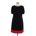 Tommy Hilfiger Casual Dress - Sheath: Black Color Block Dresses - Women's Size 12