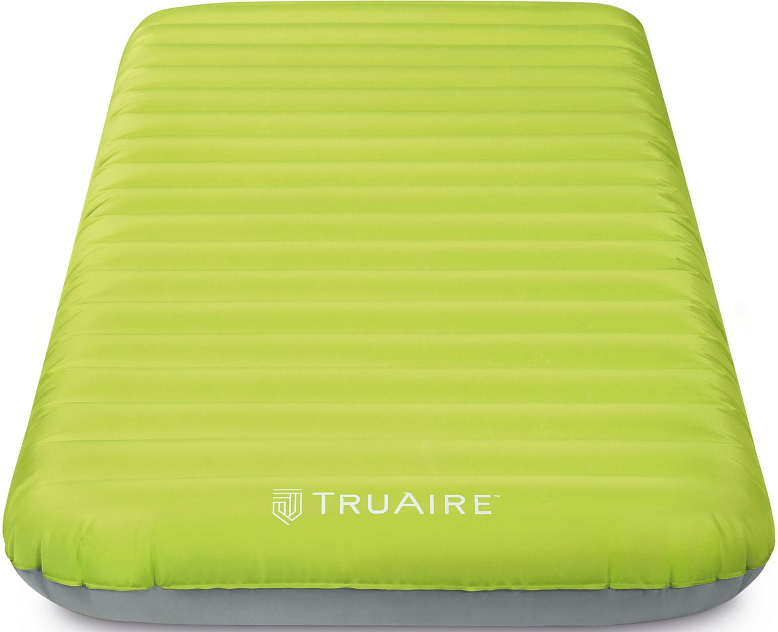 Luftbett INTEX "Camping-Matratze Truaire Dura-Beam mit USB150 Pumpe" Gr. 76, grün (grün, grau), Luftbetten, Damen, B/H/L: 76cm x 17cm x 191cm, Polyurethan, mit Aufbewahrungs-Tasche, B:76cm H:17cm L:191cm