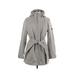 Calvin Klein Coat: Gray Jackets & Outerwear - Women's Size Large
