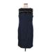 The Limited Casual Dress - Sheath: Blue Dresses - Women's Size 14