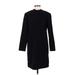 Halogen Casual Dress - Sweater Dress: Black Dresses - New - Women's Size Small Petite