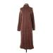 Old Navy Casual Dress - Sweater Dress: Brown Marled Dresses - Women's Size Small