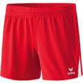 ERIMA Damen CLASSIC 5-CUBES Shorts, Größe 46 in Rot/Weiß