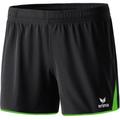 ERIMA Damen Shorts CLASSIC 5-C, Größe 44 in Schwarz/Green