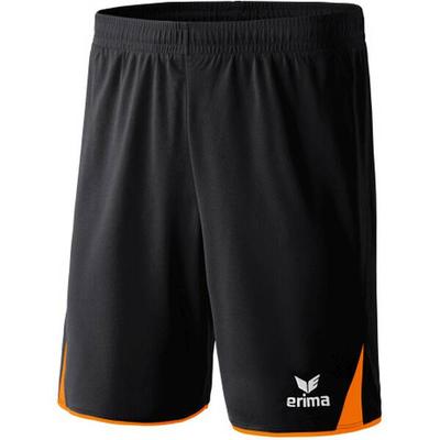 ERIMA Kinder CLASSIC 5-CUBES Shorts, Größe 128 in Schwarz/Orange