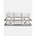Godinger Silver Art Co Aspen Flatware Caddy Stainless Steel in Gray | 7 H x 6 W x 12 D in | Wayfair 99917