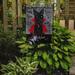 The Holiday Aisle® Shahe Halloween Vampire Scottie 2-Sided Polyester 15 x 11.5 in. Garden Flag in Black/Gray | 15 H x 11.5 W in | Wayfair