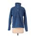 Eddie Bauer Fleece Jacket: Below Hip Blue Jackets & Outerwear - Women's Size Small