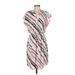 Apt. 9 Casual Dress - Wrap: Ivory Stripes Dresses - Women's Size Small