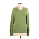 An Original Penguin by Munsingwear Cashmere Pullover Sweater: Green Sweaters & Sweatshirts - Women's Size Large