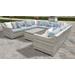 Fairmont 11 Piece Outdoor Wicker Patio Furniture Set 11a in Spa - TK Classics Fairmont-11A-Spa