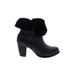 Ugg Ankle Boots: Black Shoes - Women's Size 6