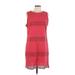 Max Studio Casual Dress - Shift: Red Dresses - Women's Size Large