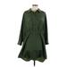 Pure Energy Casual Dress - Popover: Green Dresses - Women's Size Large Plus