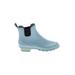 L.L.Bean Rain Boots: Blue Shoes - Women's Size 8